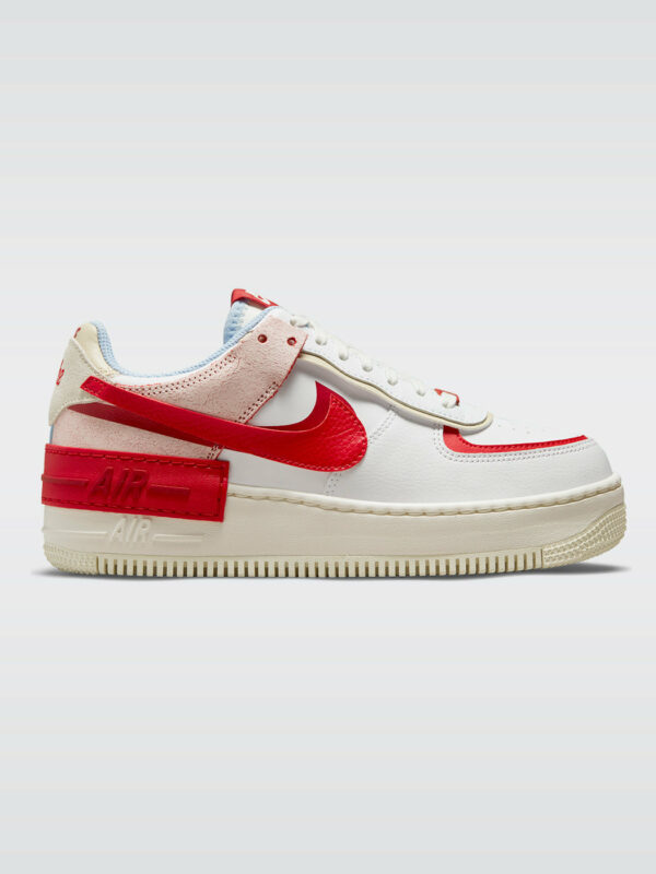Nike Air Force 1 Shadow - Summit White-university Red-gym Red ...