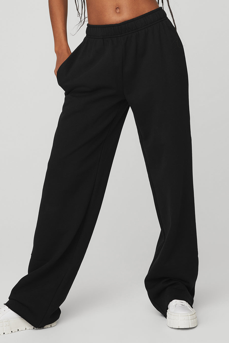 Puddle Sweatpant in Black by Alo Yoga