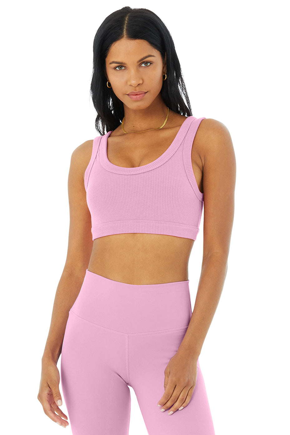 Alo Yoga Interlace Bra in Rosewater size S, Women's Fashion, Activewear on  Carousell