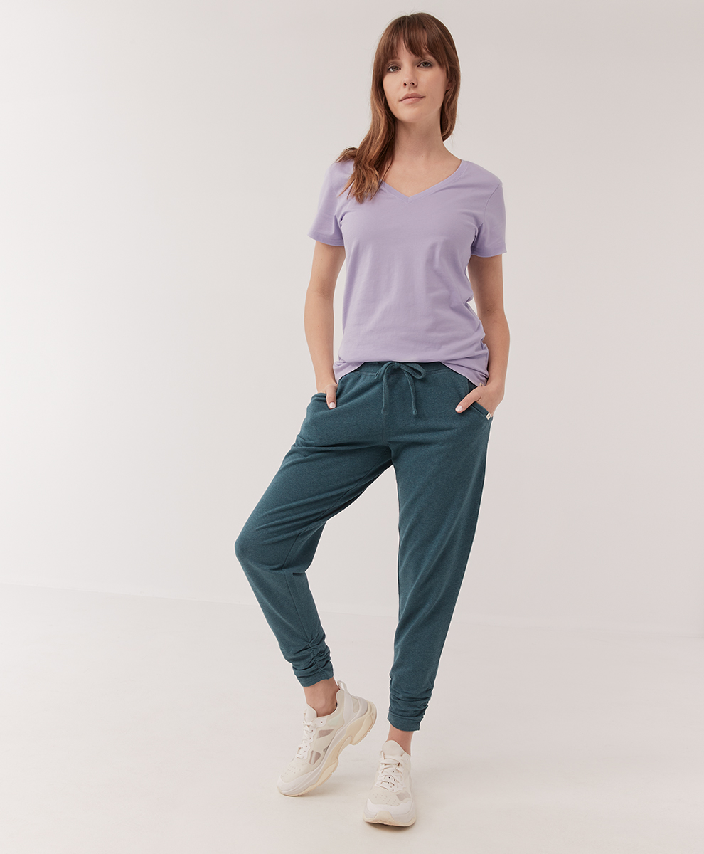Women's Ore Heather The Rec Cinch Jogger by Pact Apparel