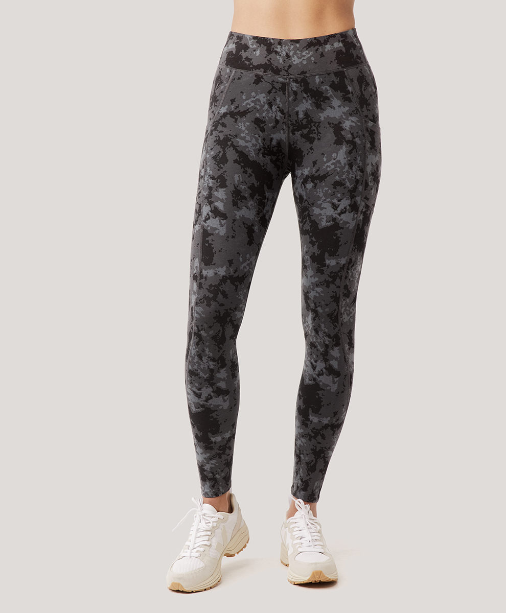 Women's Dark Cloud Go-To Pocket Legging by Pact Apparel