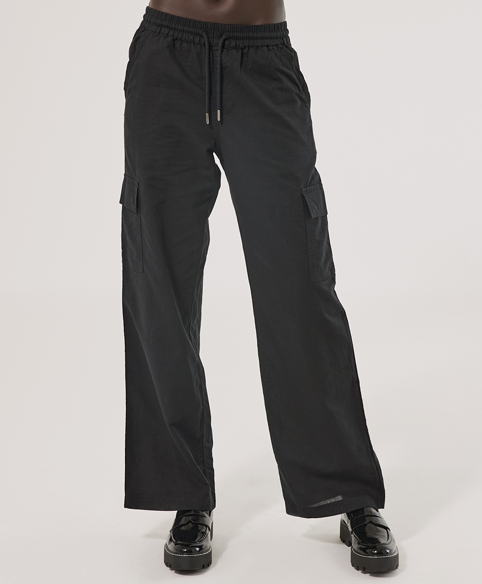 Pact // Women's Black Drawstring Pants