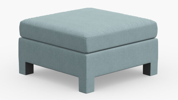 The Inside | Modern Ottoman | Seaglass Linen