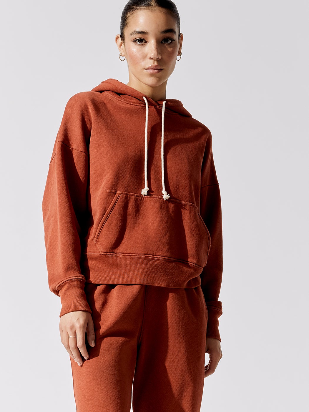 Re/done Classic Hoodie - Vintage Burnt Orange
